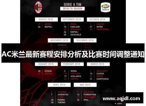 AC米兰最新赛程安排分析及比赛时间调整通知