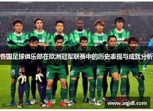 各国足球俱乐部在欧洲冠军联赛中的历史表现与成就分析