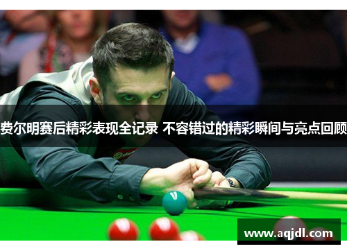 费尔明赛后精彩表现全记录 不容错过的精彩瞬间与亮点回顾